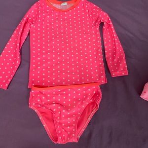 Rashguard swimsuit in good condition.